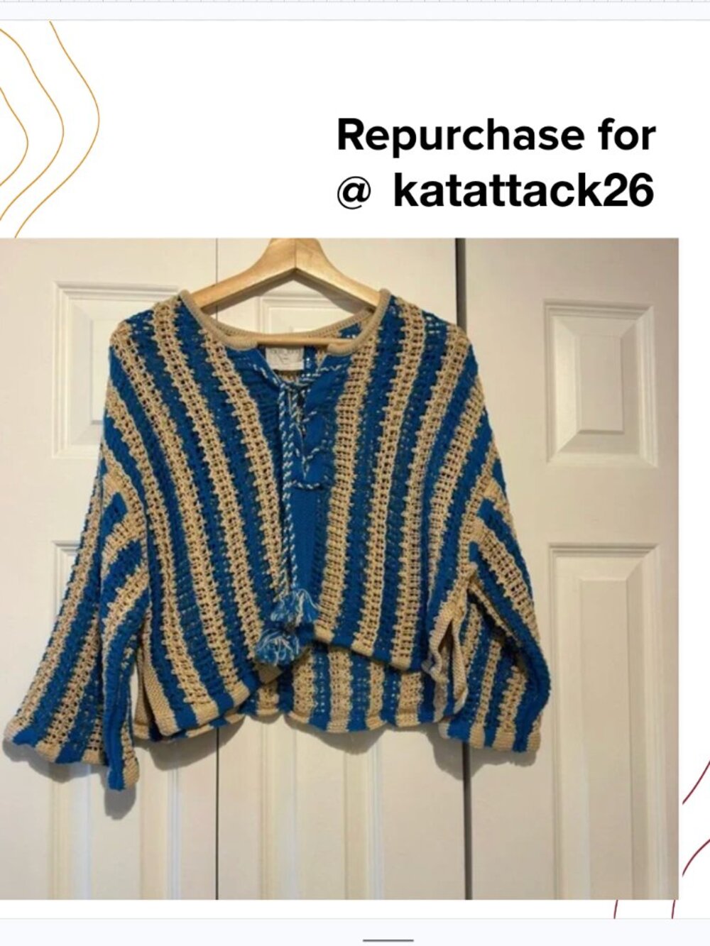 Repurchase for @	katattack26 for Order# 69f9b52b5c137711cbf4cd82